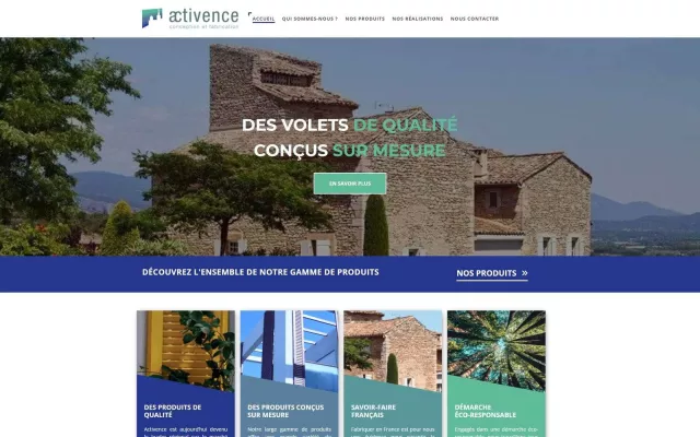 Site Activence réalisé par Kaiman