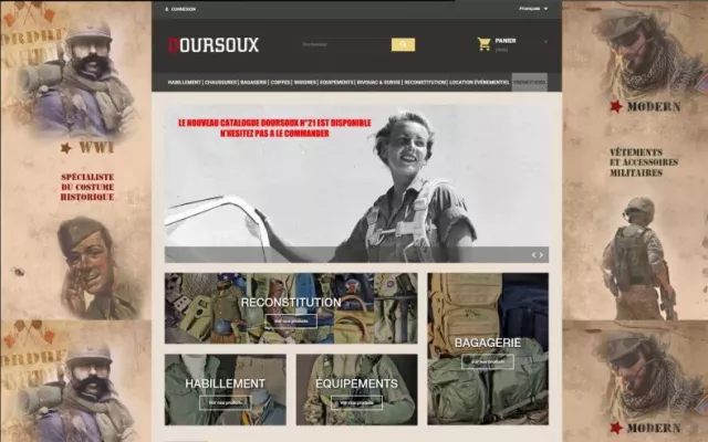 Site Doursoux réalisé par Kaiman