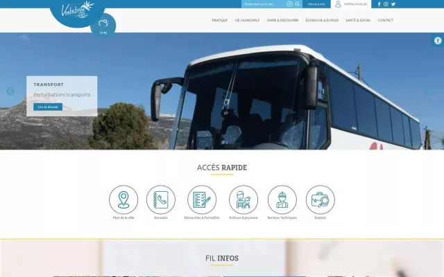 Site Mairie de Ventabren réalisé par Kaiman