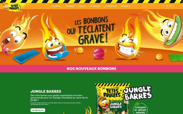 Site Têtes Brûlées réalisé par Kaiman