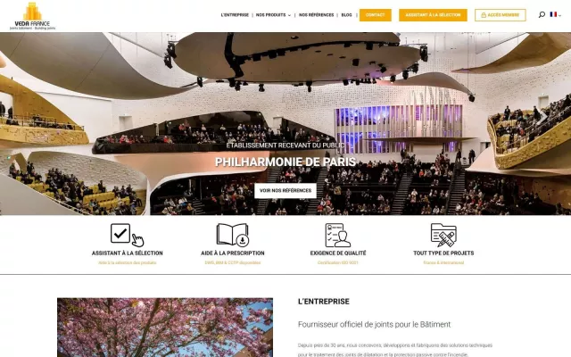 Site Veda France réalisé par Kaiman